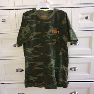 YETI brand camouflage t-shirt